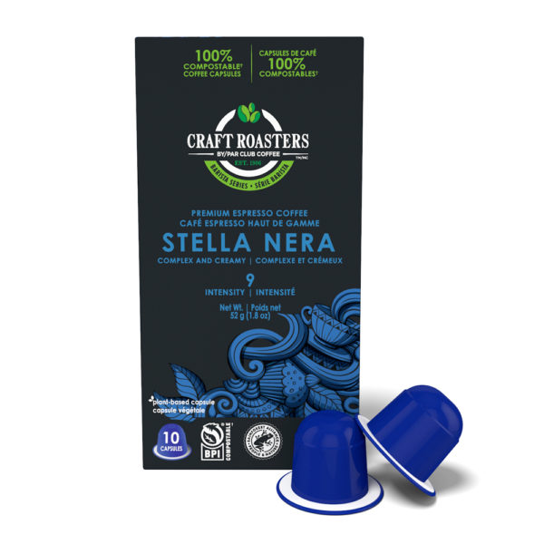 Craft Roasters Stella Nera Packaging and Capsules